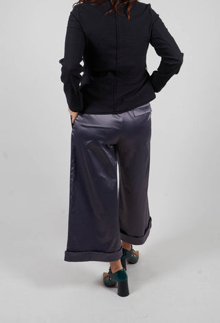 Wide Leg Culottes in Lila