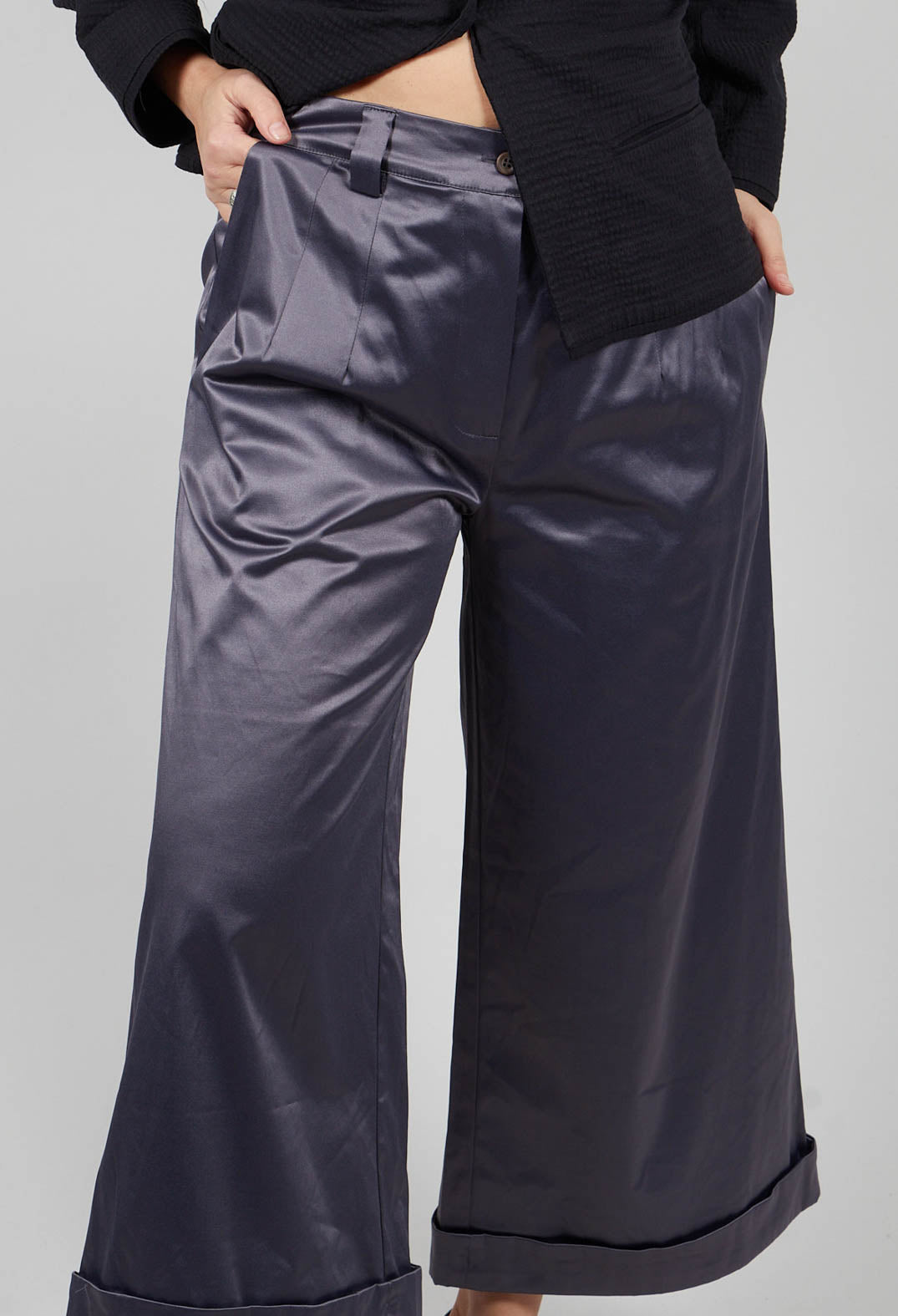 Wide Leg Culottes in Lila