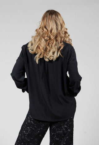Silk Blouse in Nero