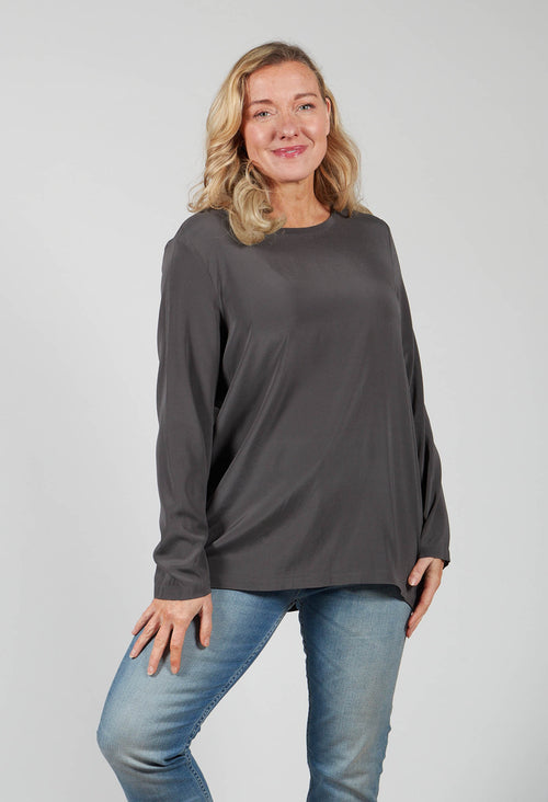 Silk Top in Antracite