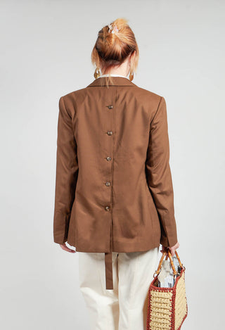 Tailored Blazer in Granato Tobacco