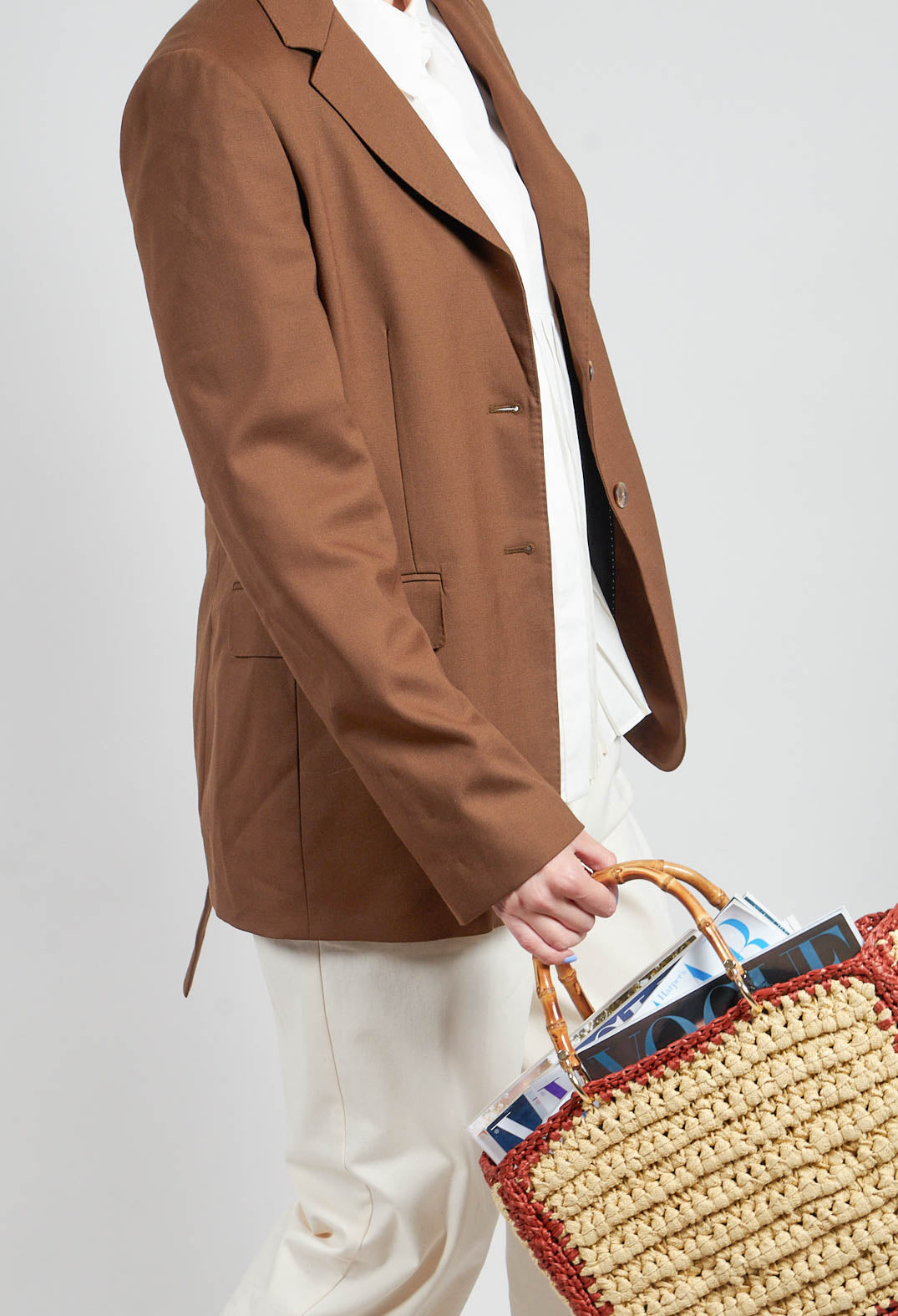 Tailored Blazer in Granato Tobacco