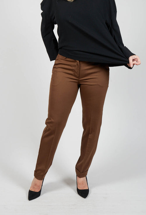 Tailored Trousers in Granato Tobacco