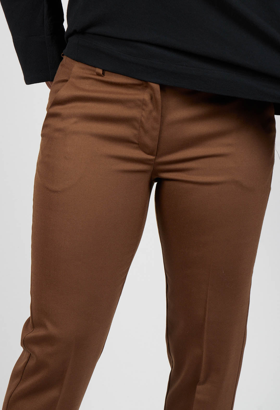 Tailored Trousers in Granato Tobacco