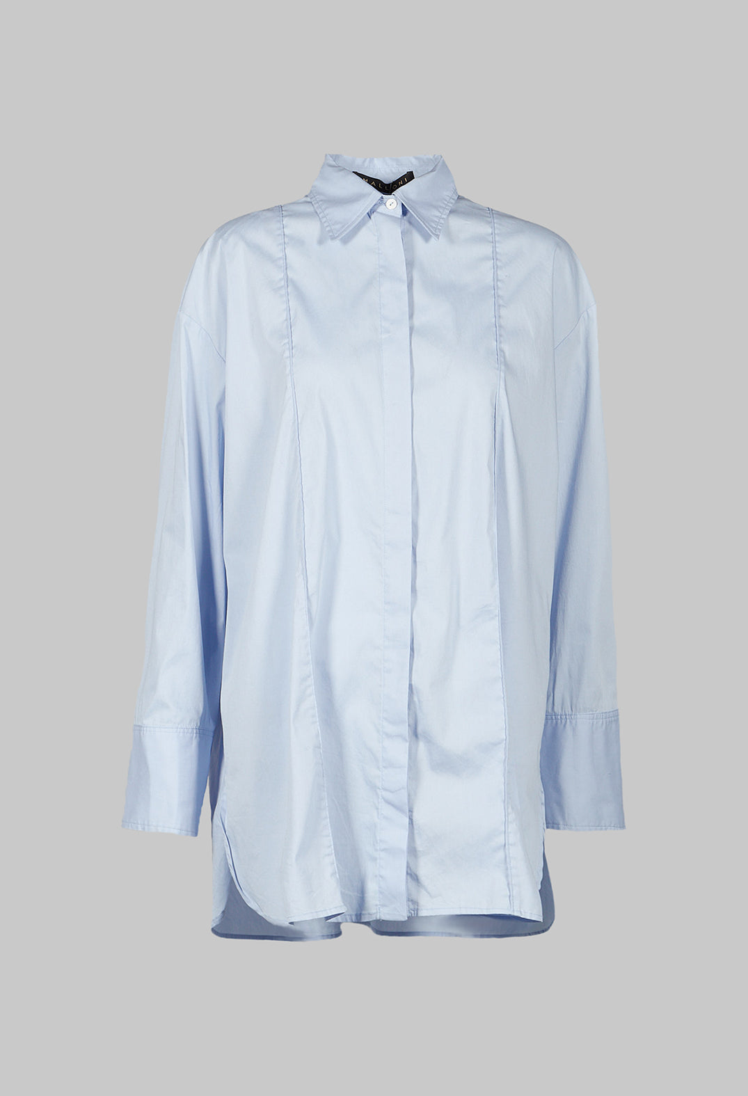 Panelled Shirt in Chianti Sky