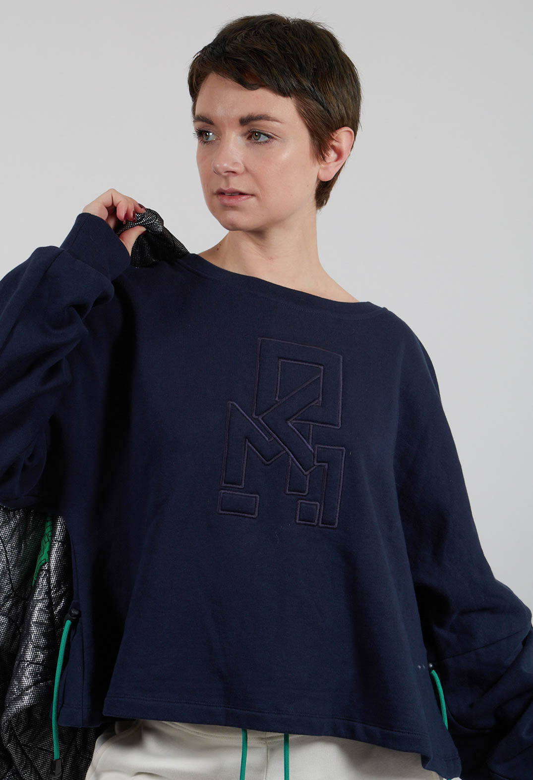 Jersey Jumper in Phoenix Bleu
