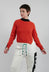 Fine Knit Jumper in Salgemma Orange