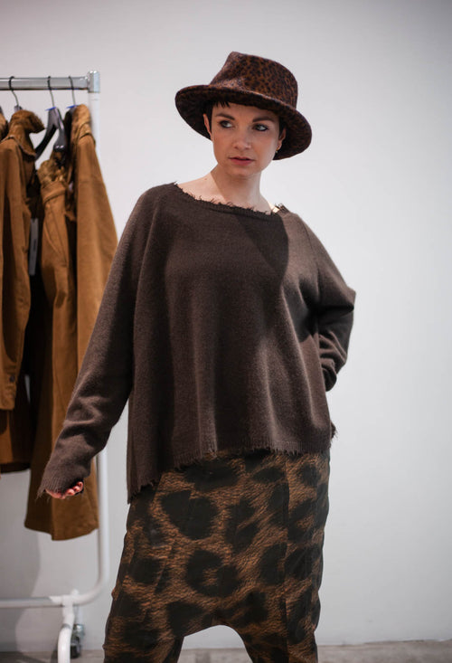 PRE-ORDER - Oversized Jumper in Petrol (Pictured in Umbra) - 1330707
