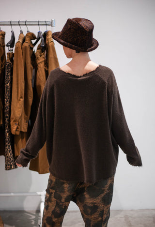 PRE-ORDER - Oversized Jumper in Petrol (Pictured in Umbra) - 1330707