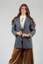 Pinstripe Blazer in Jeans