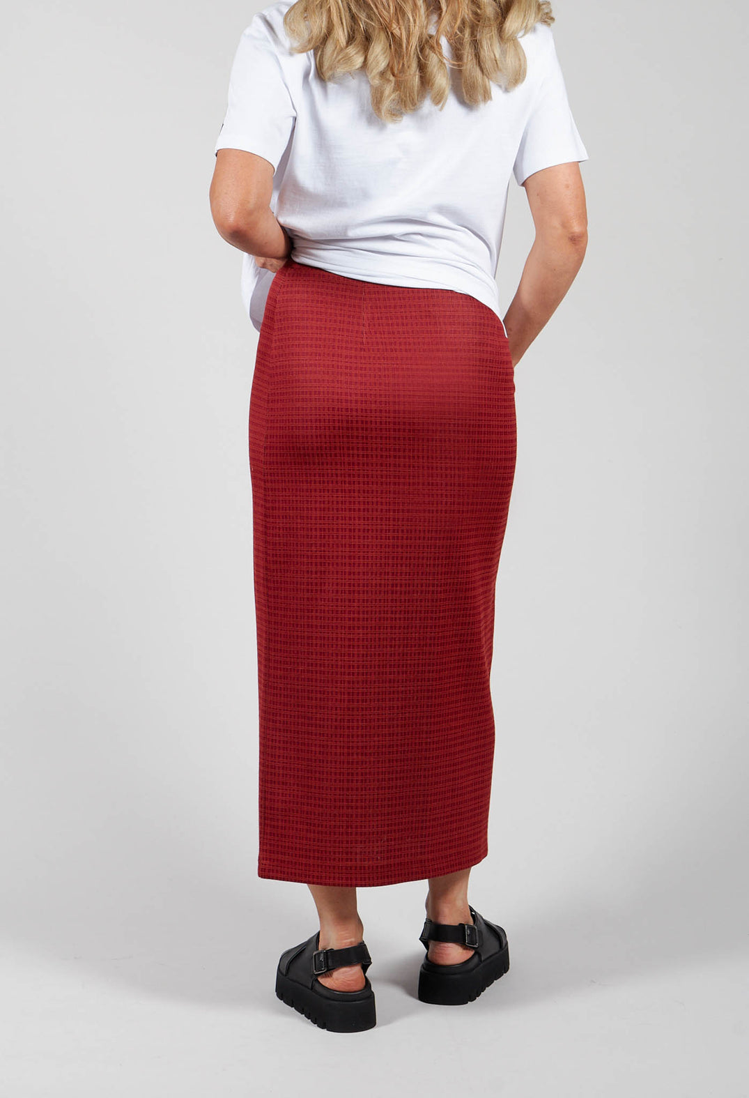 Pencil Skirt in Clay