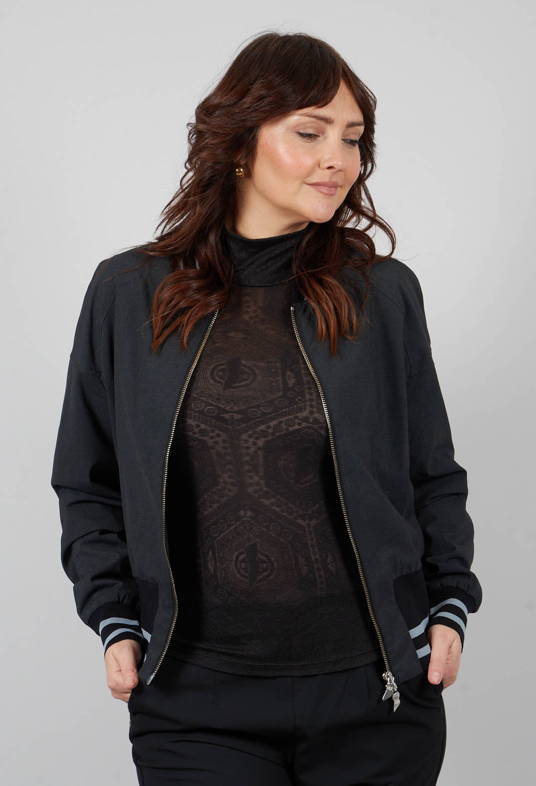 Bomber Jacket in Shadow