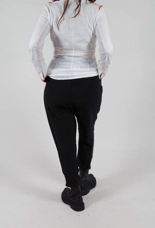 Drop Crotch Pleated Trousers in Intrigue