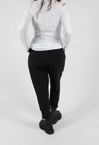 Drop Crotch Pleated Trousers in Intrigue