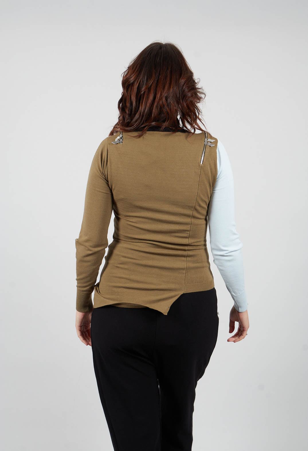 Colour Block Jumper in Safety