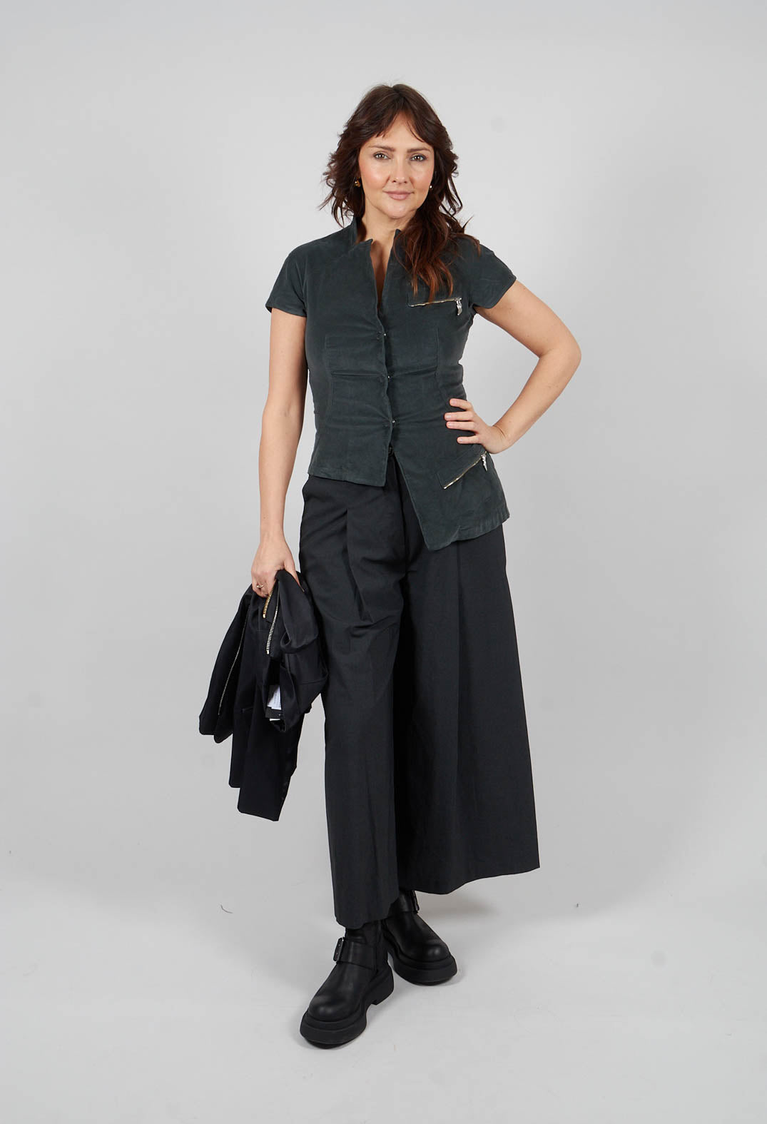 Suede Jacket in Island