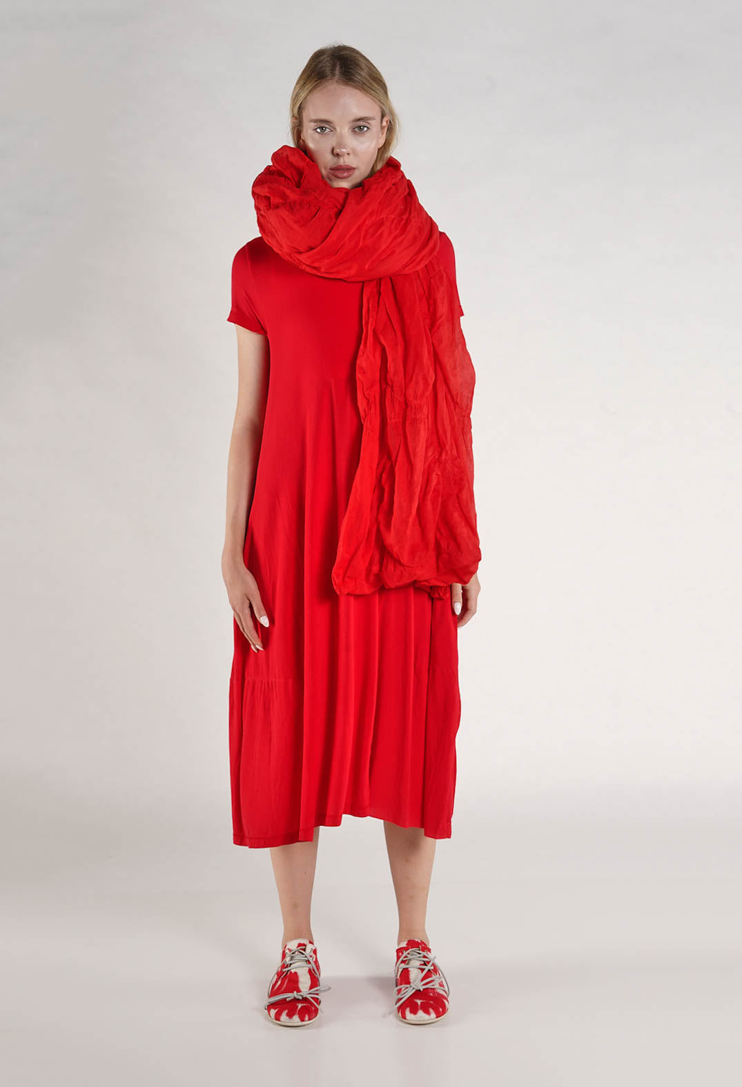PRE-ORDER - Oversized Scarf in Pepper Cloud 1351406 (Pictured in Ketchup Cloud)