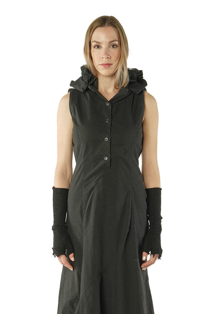 PRE-ORDER - Cashmere Fingerless Gloves in Petrol (Pictured in Black) - 1363106
