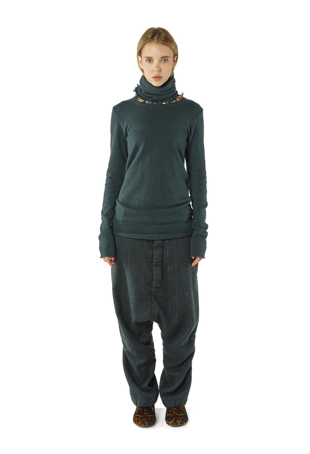 PRE-ORDER - Cashmere Snood in Purple (Pictured in Petrol) - 1364607