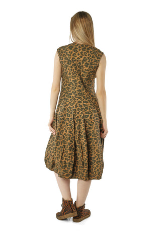 PRE-ORDER - Balloon Hem Dress in Leo Black Cloud (Pictured in Leo Cloud) - 1390913