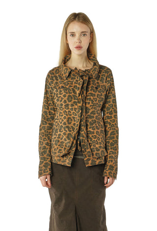 PRE-ORDER - Zip Up Jacket in Leo Black Cloud (Pictured in Leo Cloud) - 1391102