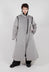 Quilted Coat in Grey