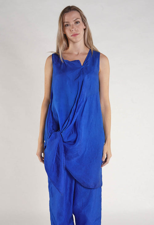 PRE-ORDER - Tie Front Tunic in Ice Cloud - 1471908 (Pictured in Electric Cloud)