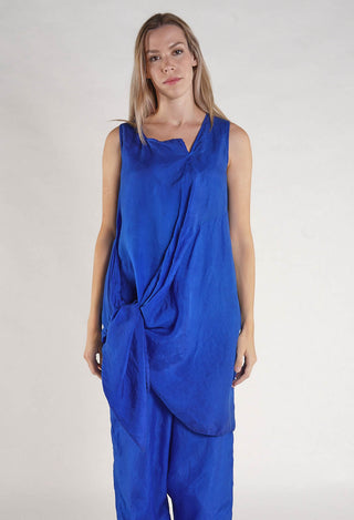 PRE-ORDER - Tie Front Tunic in Electric Cloud - 1471908