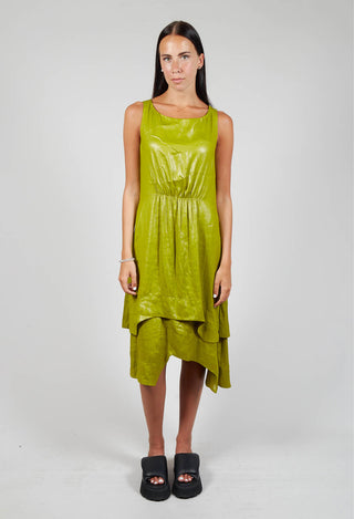 Layered Dress in Green