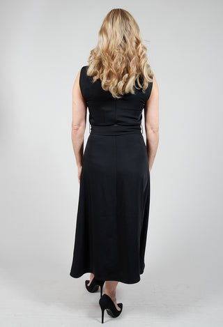 Sleeveless Dress in Yellow Fluorescent