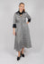 Checked Shirt Dress in Black