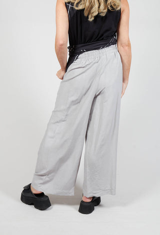 Wide Leg Trousers in Grey