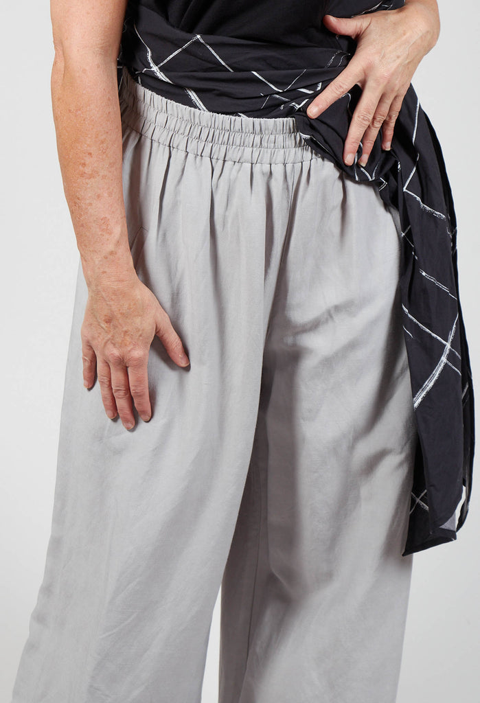 Wide Leg Trousers in Grey