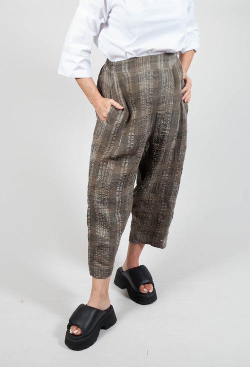 Peg Trousers in Brown