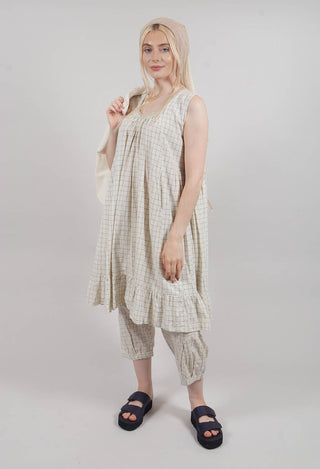 Line Dress in Flex Carreaux