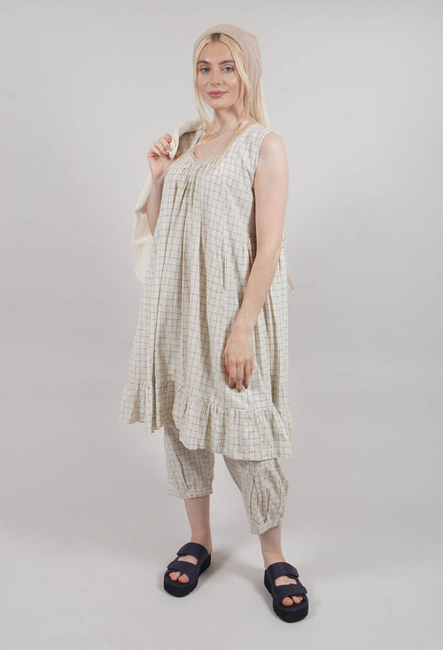 Line Dress in Flex Carreaux
