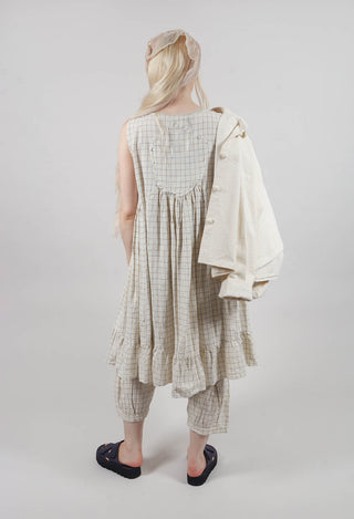 Line Dress in Flex Carreaux