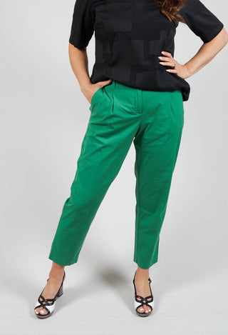 Poplin Trousers in Smeraldo