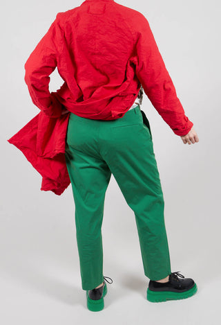 Poplin Trousers in Smeraldo