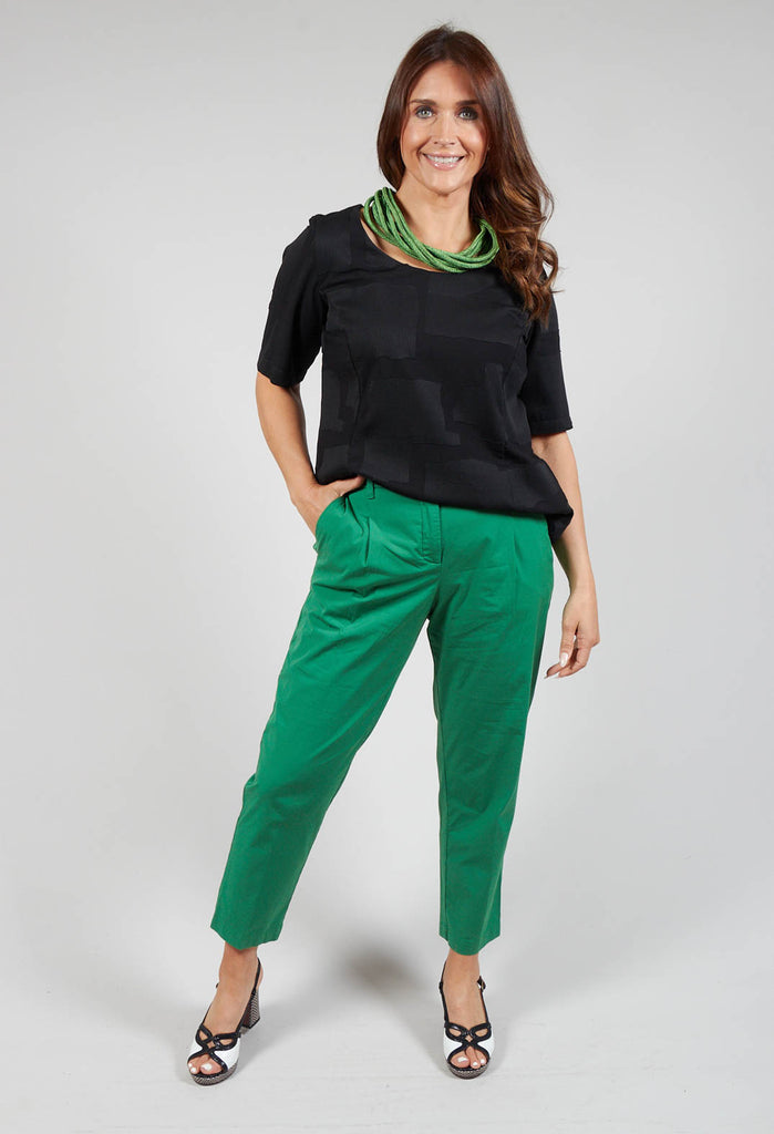 Poplin Trousers in Smeraldo