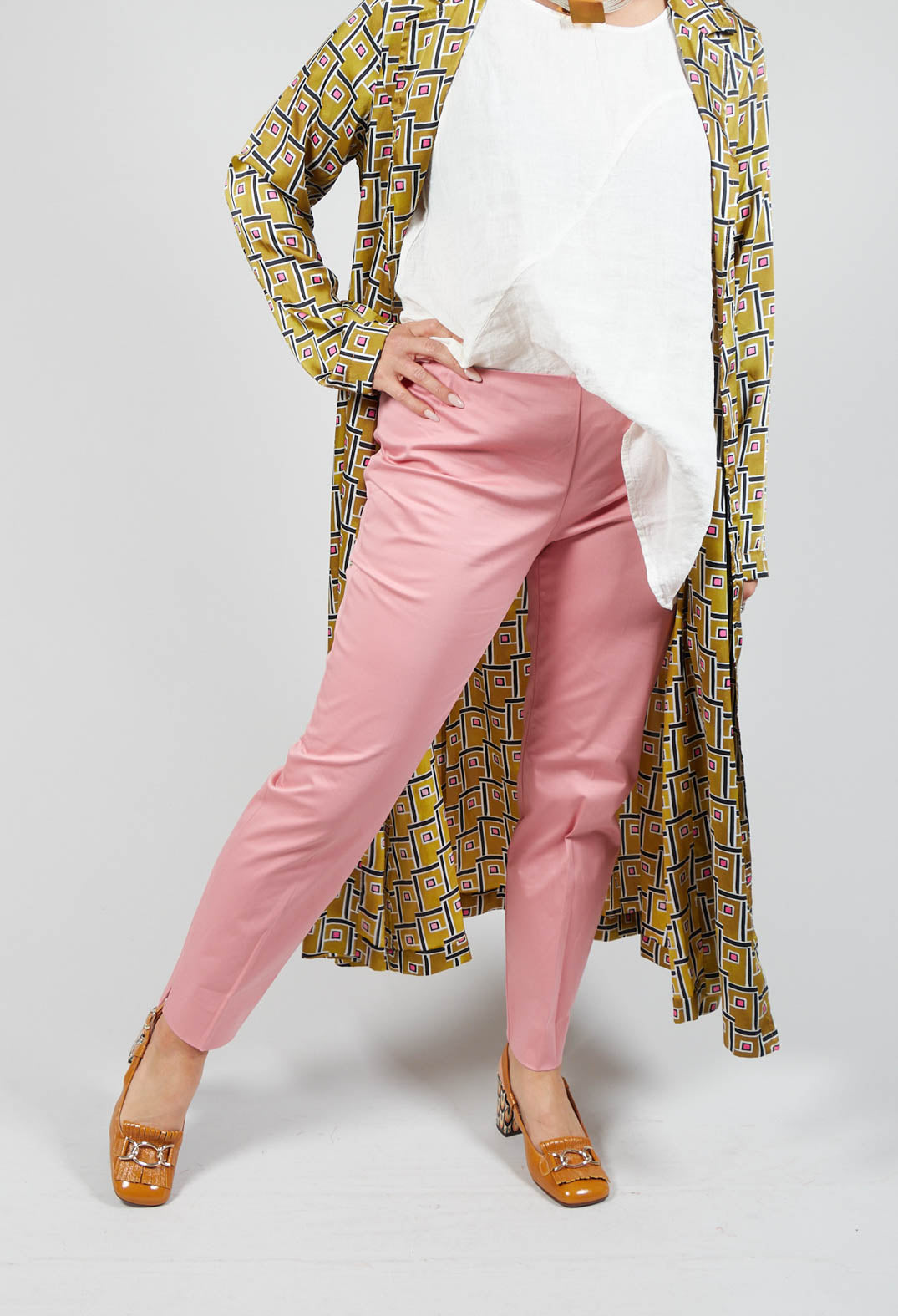 Bright Trousers in Brick Dust