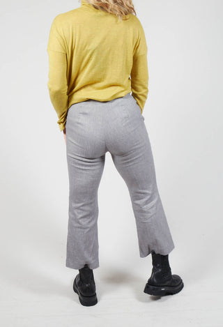 Diagonal Trousers in Medium Grey