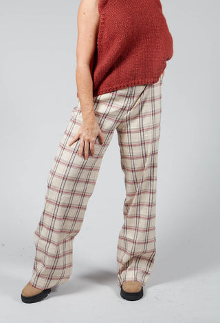 Harmony Trousers in Naturale / Brick / Marrone