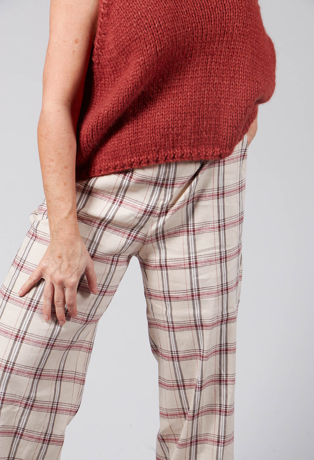 Harmony Trousers in Naturale / Brick / Marrone