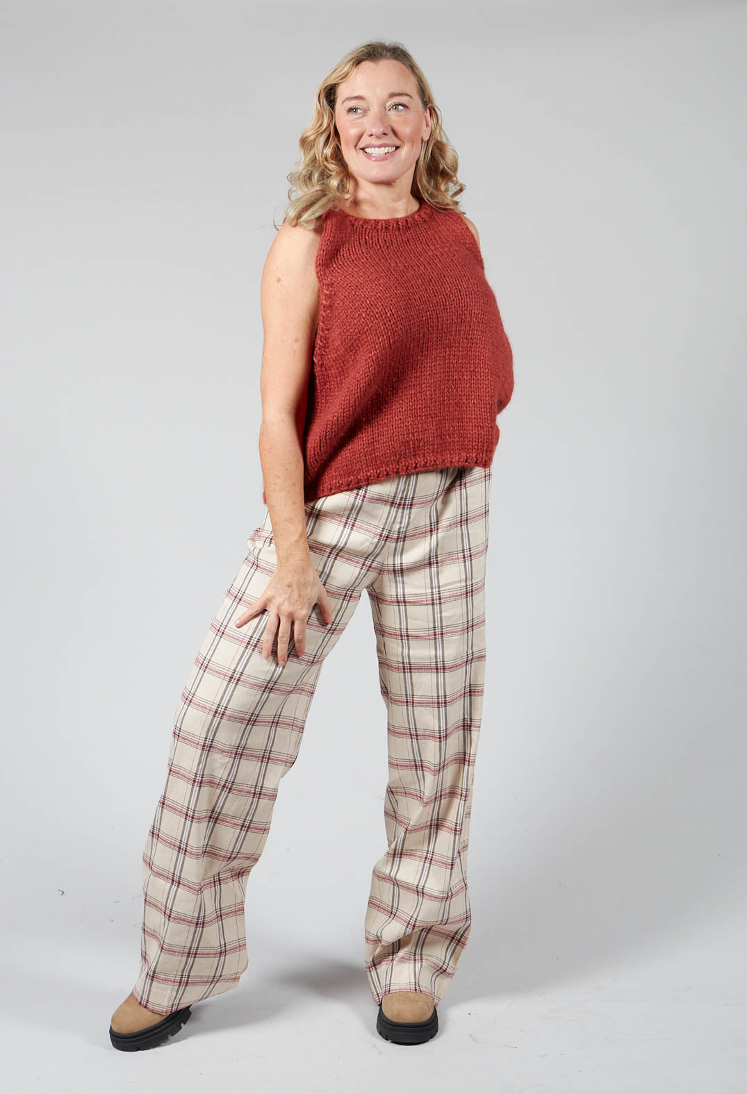 Harmony Trousers in Naturale / Brick / Marrone