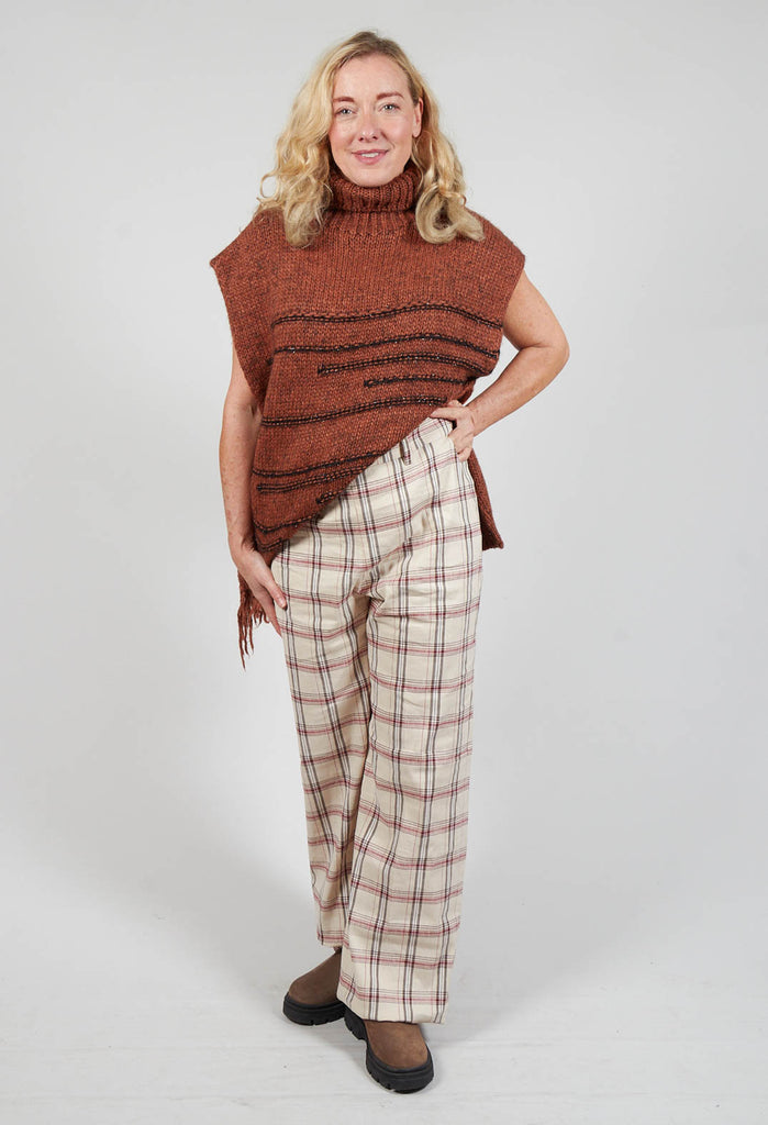Harmony Trousers in Naturale / Brick / Marrone