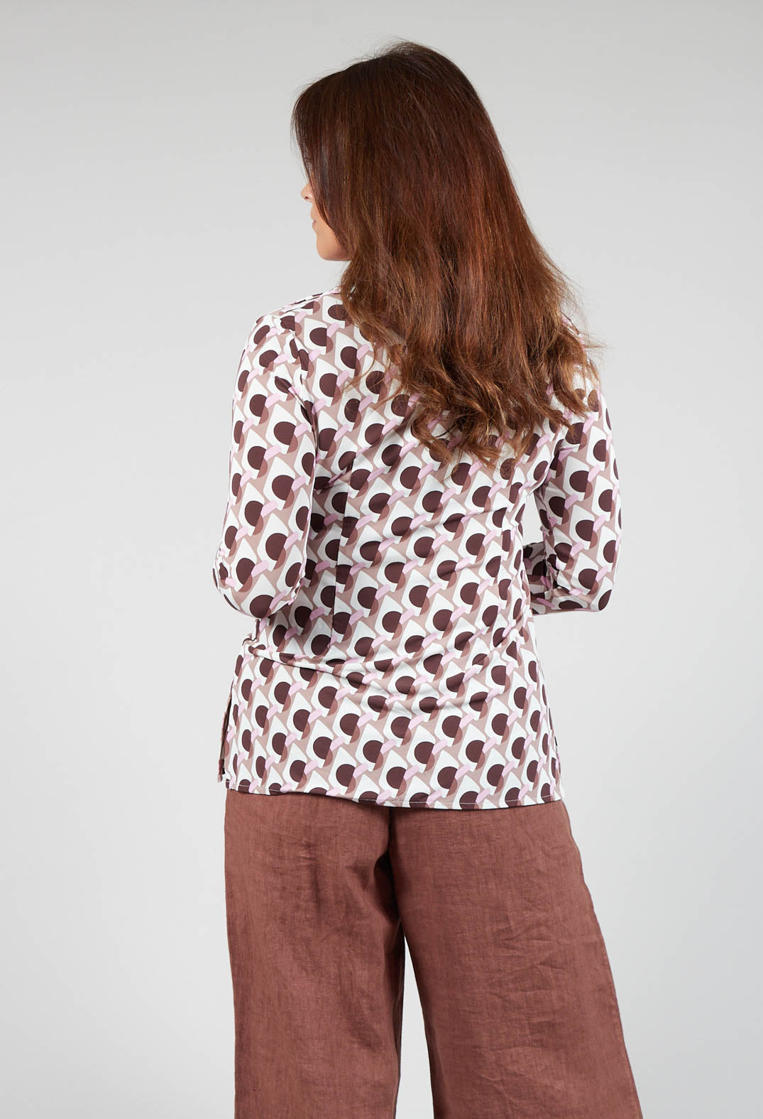 Ice Cream Shirt in Rosa / Moro / Brick