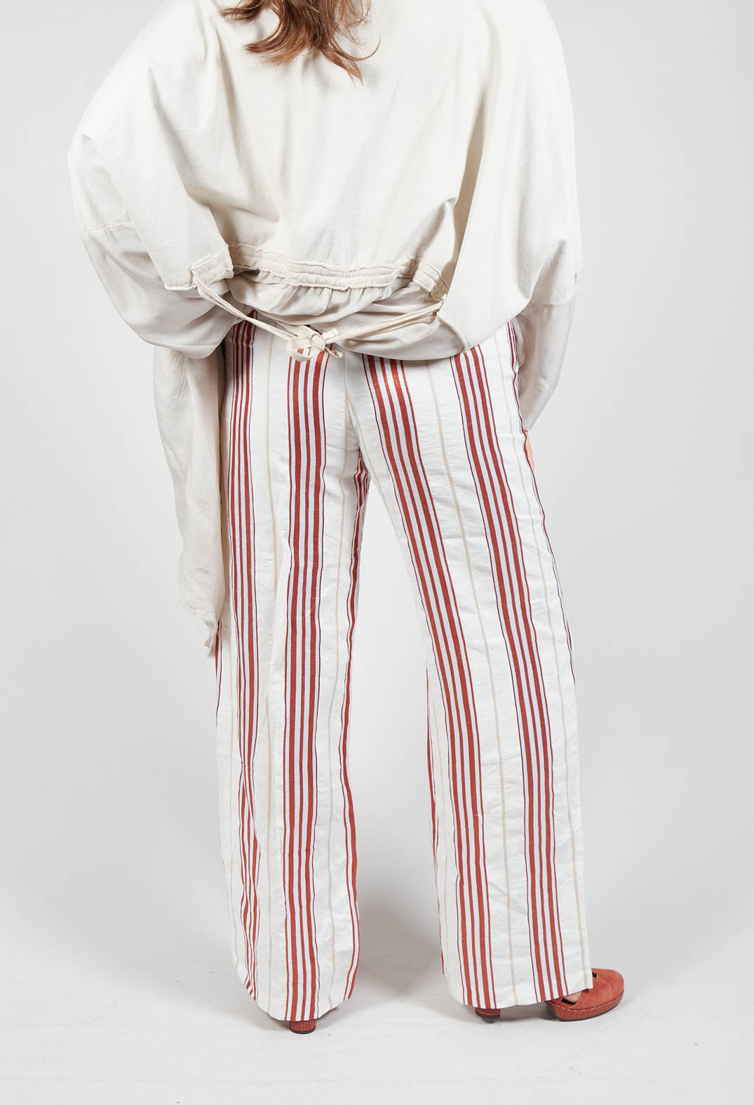 Summer Trousers in Naturale / Brick