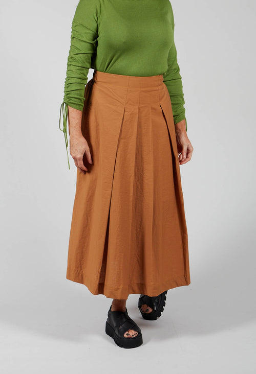 Cotton Shan Skirt in Biscotto