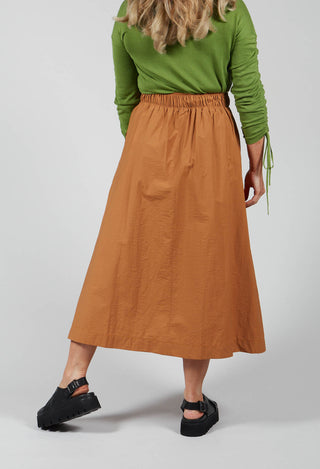 Cotton Shan Skirt in Biscotto
